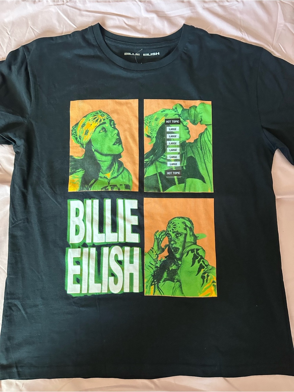 Billie Eilish Bandana Portrait Grid T-Shirt
